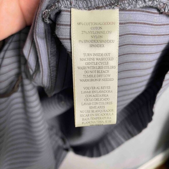 CONVERSE x JOHN VARVATOS Womens Y2K Pin Striped Button Up Mini Dress Size M - Picture 4 of 8